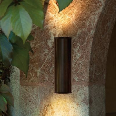 Brown modern outdoor light metal, Marlies, IP44