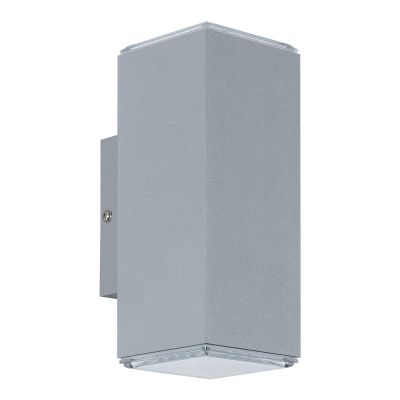 Silver modern outdoor light aluminium, Nadira, 4W, 3000K LED, IP44