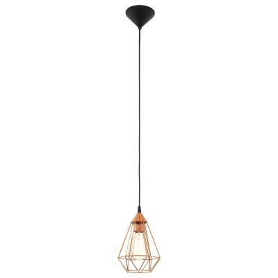 Copper industrial pendant light metal, Costel
