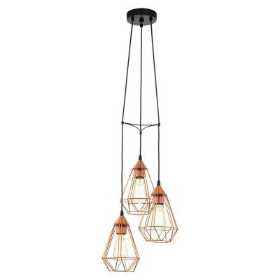 Copper industrial pendant light metal, Costel