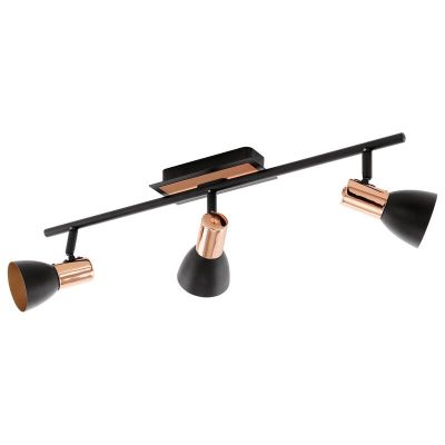 Copper modern ceiling spotlight steel, Angelie