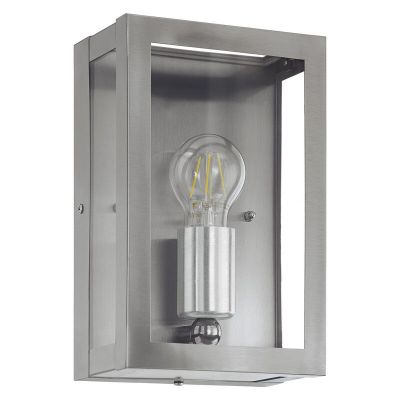 Silver industrial outdoor light stainless steel, Alihan, IP44