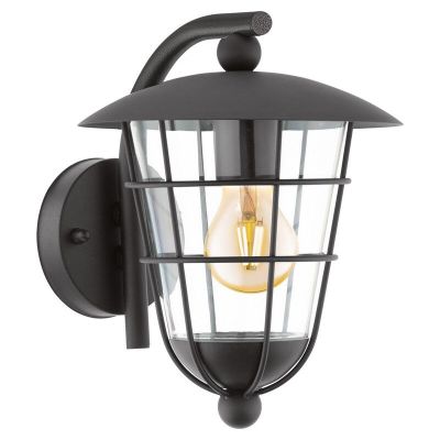Black industrial outdoor light plastic, Alise, IP44