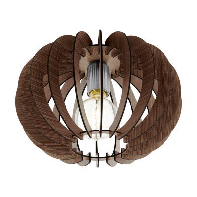 Brown design ceiling light wood, Kiran