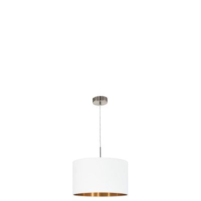 Copper modern pendant light fabric, Abano