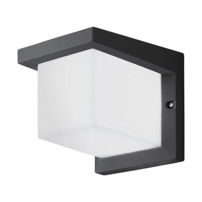 Anthracite modern outdoor light plastic, Marcela, 10W, 3000K LED, IP54