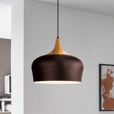 Brown modern pendant light metal, Annemarije