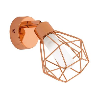 Copper industrial ceiling spotlight steel, Zinedine