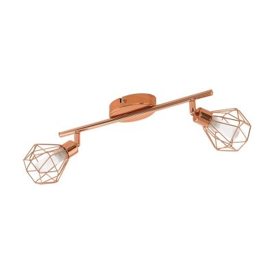 Copper industrial ceiling spotlight steel, Zinedine