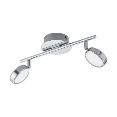 Chrome modern ceiling spotlight steel, Tjark, 5W, 3000K LED