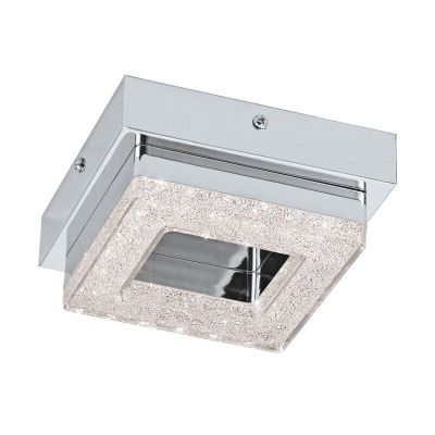 Chrome modern wall light plastic, Arjo, 4W, 3000K LED