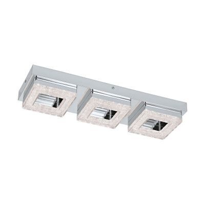 Chrome modern wall light plastic, Arjo, 4W, 3000K LED