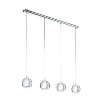 Chrome design pendant light plastic, Ayse