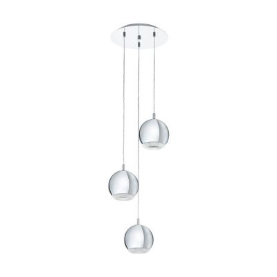 Chrome design pendant light plastic, Ayse