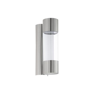 Silver outdoor light plastic, Bashir, 4W, 3000K LED, IP44
