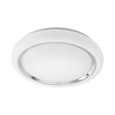 White modern ceiling light plastic, Carmela, 18W, 3000K LED