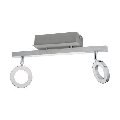 Chrome modern ceiling spotlight aluminium, Madelinde, 3W, 3000K LED