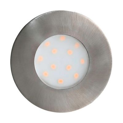 Nickel bathroom recessed downlight plastic, Alan, IP44