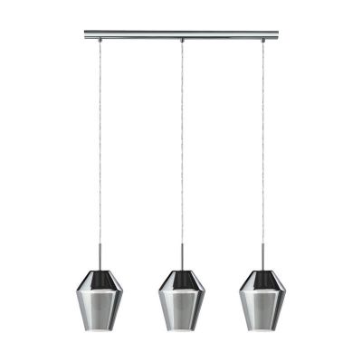 Grey modern pendant light glass, Carl