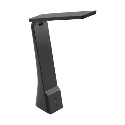 Black modern desk lamp plastic, Chama, 1W, white switch LED, with touch dimmer