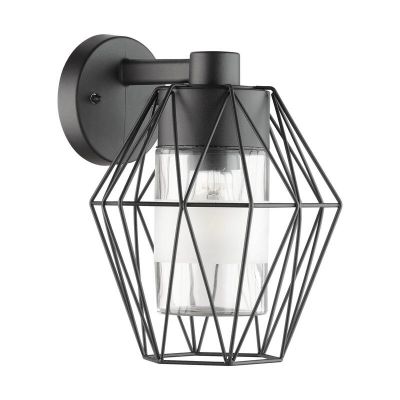 Black industrial outdoor light metal, Stan, IP44
