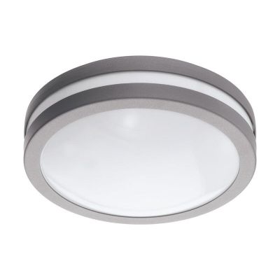 Silver outdoor light metal, Justin, IP44