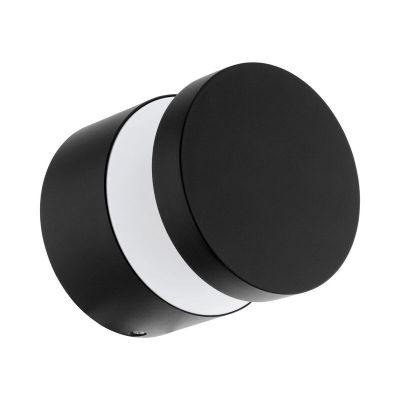 Black outdoor light aluminium, Ian, IP44