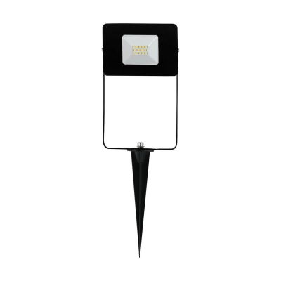 Black modern garden spike light aluminium, Joey, IP65, with switch