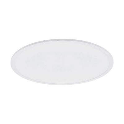 White flush ceiling light aluminium, Ericus, 36W, 4000K LED