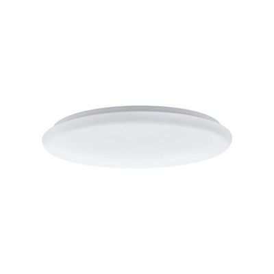White flush ceiling light steel, Patryk, 40W, adjustable light colour LED