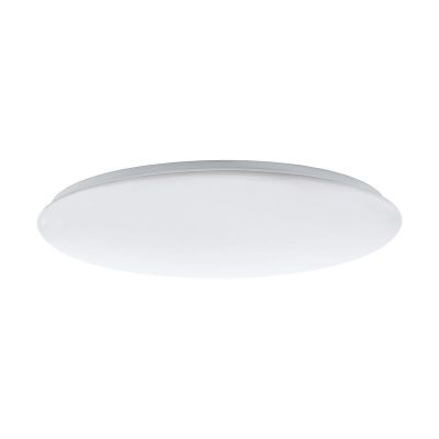White flush ceiling light steel, Patryk, 60W, adjustable light colour LED