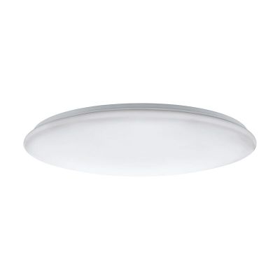 White flush ceiling light steel, Patryk, 80W, adjustable light colour LED