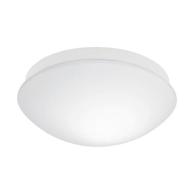 White ceiling light with sensor glass, Mees, IP44
