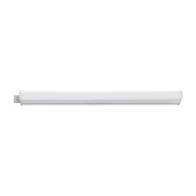 White flush ceiling light plastic, Nicolle, 3W, 4000K LED, with switch