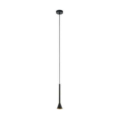 Black pendant light steel, Marielle