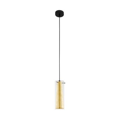 Golden modern pendant light glass, Barceno