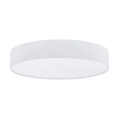 White modern ceiling light plastic, Sila, 40W, warm to cold white adjustable LED, with remote control