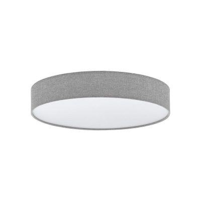 Grey modern ceiling light plastic, Sila, 40W, warm to cold white adjustable LED, with remote control
