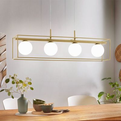 Beige classic pendant light steel, Yorick