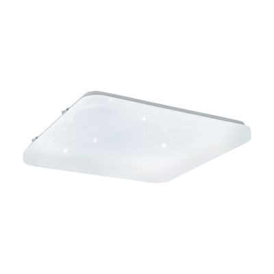 White flush ceiling light steel, Eloise, 17W, 3000K LED