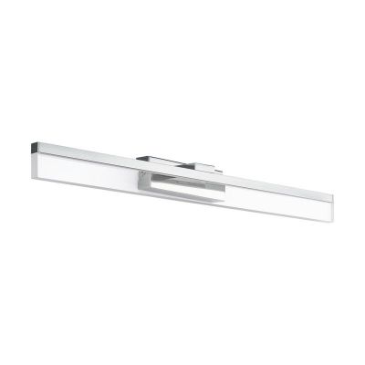 Chrome modern wall light aluminium, Michelle, 10W, 3000K LED, IP44