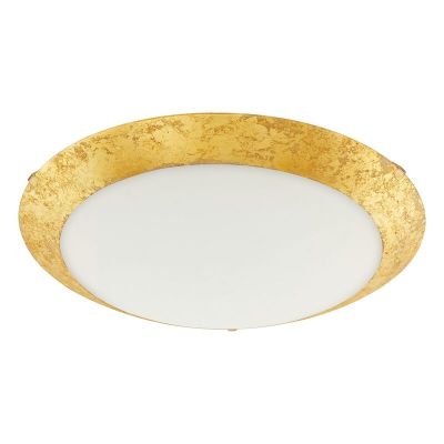 Golden flush ceiling light steel, Jovanka, 16W, 3000K LED