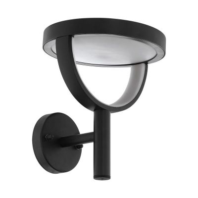 Black modern outdoor light aluminium, Funs, 15W, warm to cold white adjustable LED, IP44