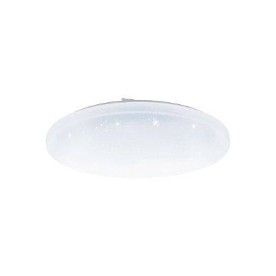 White flush ceiling light steel, Eloise, 24W, adjustable light colour LED