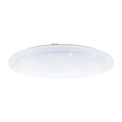 White flush ceiling light steel, Eloise, 36W, adjustable light colour LED