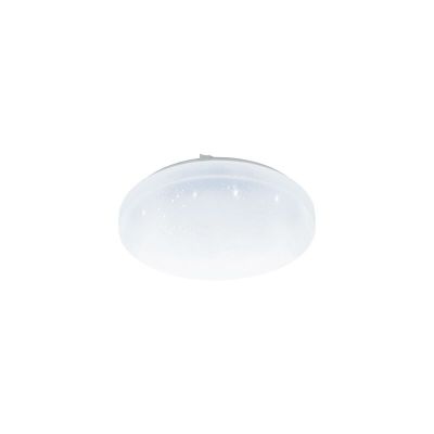 White flush ceiling light steel, Eloise, 12W, adjustable light colour LED, IP44