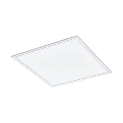 White modern flush ceiling light aluminium, Cathy, 20W, adjustable light colour LED
