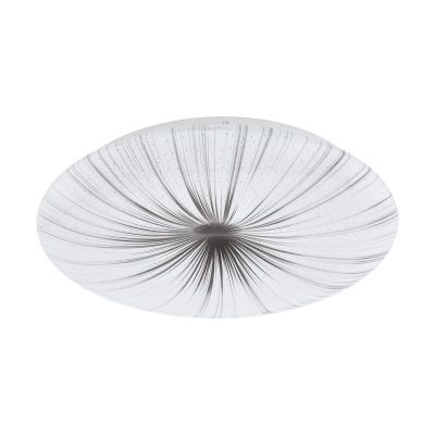 White flush ceiling light steel, Josta, 24W, 3000K LED