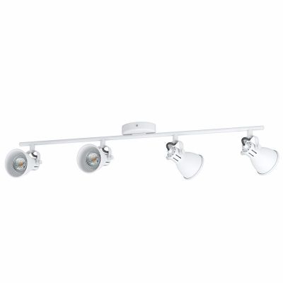 White vintage ceiling spotlight steel, Tinke