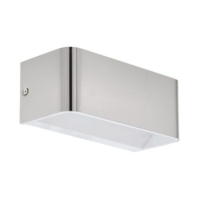 Nickel wall light aluminium, Tjalle, 10W, 3000K LED